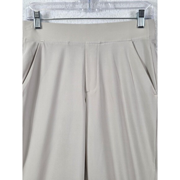 Athleta Brooklyn Ankle Pants Womens 4P Beige Stretch Pull On Work Travel Casual - Picture 7 of 13